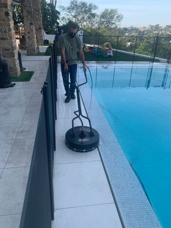 Pool Deck & Patio Cleaning in Culver City by LA Blast Away